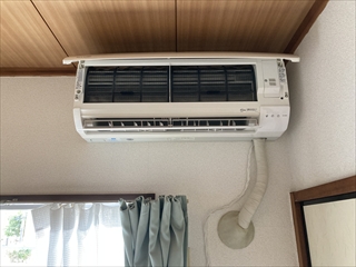 茨城県龍ケ崎市 家庭用エアコン移設工事5