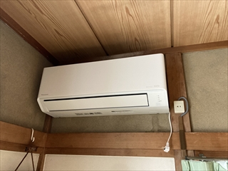 千葉県流山市 家庭用エアコン・専用コンセント工事1