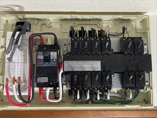 埼玉県さいたま市 感震ブレーカ付き分電盤交換工事3