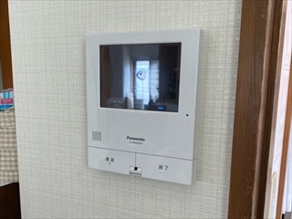 埼玉県蕨市 インターホン取付工事2