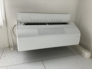 茨城県牛久市 オフィス用エアコン設置工事2