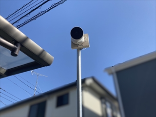 千葉県野田市 家庭用コンセント増設・カメラ２台設置・センサーライト設置工事4