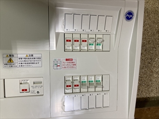 千葉県野田市 家庭用単三切替＋分電盤交換工事4