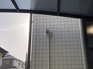 茨城県守谷市 防犯カメラ設置工事2