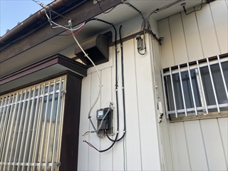 茨城県土浦市 アンテナ設置、単三切替、分電盤交換、専用回路増設工事2