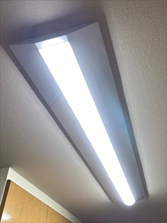 台所照明器具交換工事4