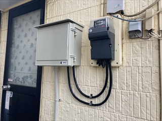 茨城県水戸市 テスラウォールコネクター設置工事2