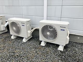 茨城県つくば市　オフィス用エアコン設置工事3