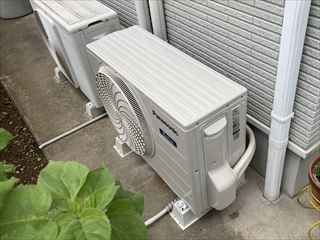 茨城県那珂市　家庭用エアコン交換工事2