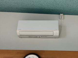 茨城県つくば市　オフィス用エアコン設置工事2