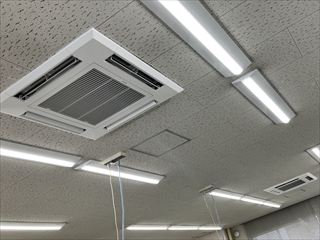 茨城県つくば市　オフィス用パッケージエアコン交換2