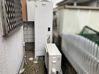 千葉県野田市　家庭用エコキュート交換工事1