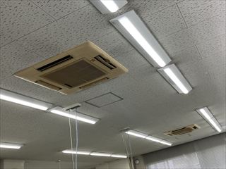 茨城県つくば市　オフィス用パッケージエアコン交換1