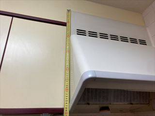 茨城県取手市　マンション用レンジフード交換1