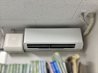 茨城県守谷市　オフィス用エアコン設置1