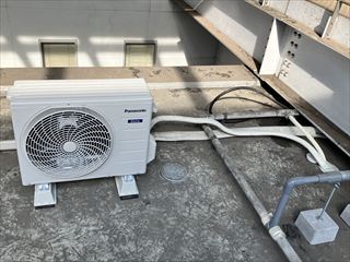 茨城県守谷市　オフィス用エアコン設置2