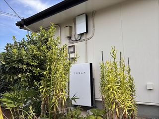茨城県守谷市　家庭用テスラパワーウォール設置工事1