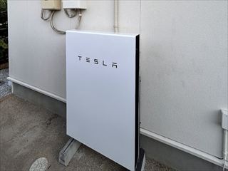茨城県守谷市　家庭用テスラパワーウォール設置工事2