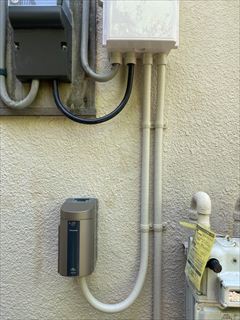 家庭用EVコンセント工事センサーライト工事7