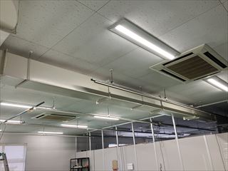 茨城県稲敷郡　オフィス用照明LED交換工事