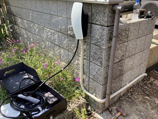 茨城県牛久市　家庭用テスラウォールコネクター設置工事