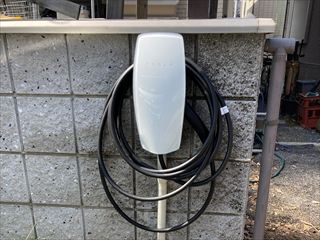 茨城県牛久市　家庭用テスラウォールコネクター設置工事