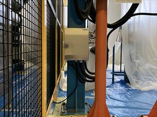 カレンダー加工ライン安全対策工事