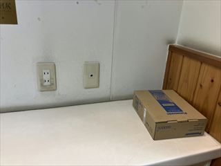 電話機取付に伴う工事