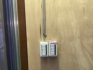 千葉県我孫子市　家庭用スイッチ＋コンセント増設工事