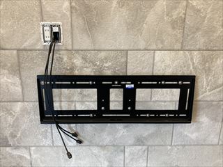 茨城県常総市 家庭用TV壁掛け工事