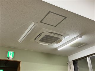 千葉県流山市　オフィス用パッケージエアコン交換工事