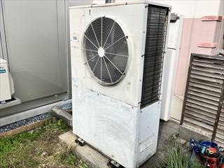 千葉県流山市　オフィス用パッケージエアコン交換工事