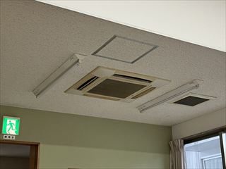 千葉県流山市　オフィス用パッケージエアコン交換工事