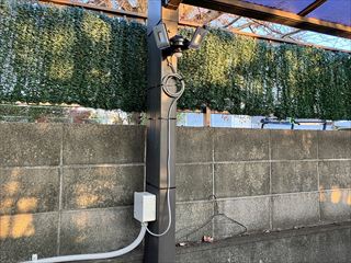茨城県つくば市　家庭用センサーライト設置工事