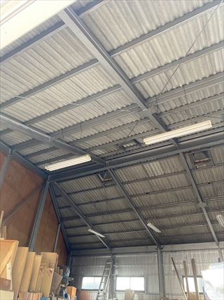 高天井照明器具交換工事