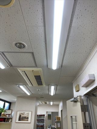 医療施設照明器具交換工事