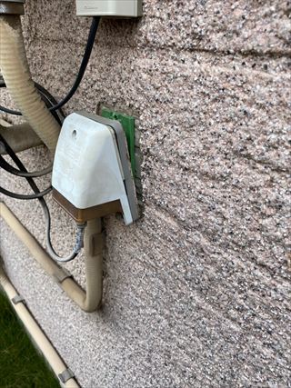 防水コンセント交換工事