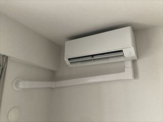 茨城県守谷市　マンション用エアコン設置工事