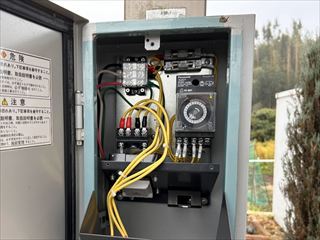 茨城県常総市　家庭用自動車充電器用タイマー交換工事