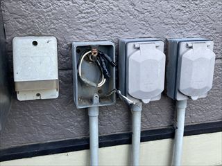 千葉県柏市　家庭用電源引換・コンセント交換工事