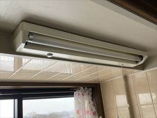 茨城県取手市　家庭用キッチン照明LED化工事
