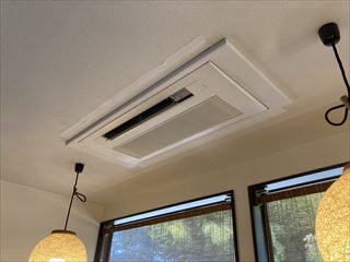 茨城県坂東市　業務用エアコン交換工事