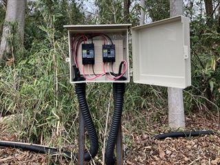 茨城県常総市　資材置場動力新設工事