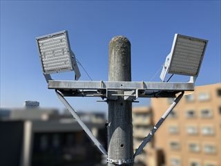 茨城県つくば市 オフィス用駐車場照明、室内照明LED化工事