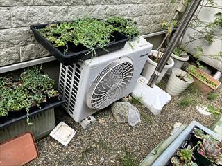 茨城県守谷市　家庭用エアコン交換工事