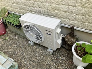 茨城県守谷市　家庭用エアコン交換工事