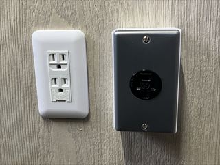 茨城県取手市　家庭用動力新設、動力コンセント設置、コンセント増設、照明LED化工事