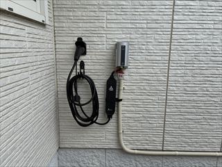 茨城県つくばみらい市　家庭用EVコンセント（電気自動車充電コンセント）設置工事