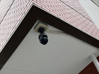 千葉県流山市　家庭用防犯カメラ電源設置工事