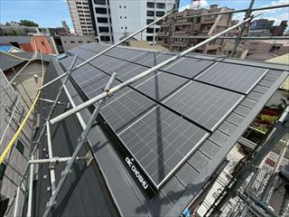 東京都練馬区　家庭用太陽光発電＋蓄電池12.7kWh設置工事